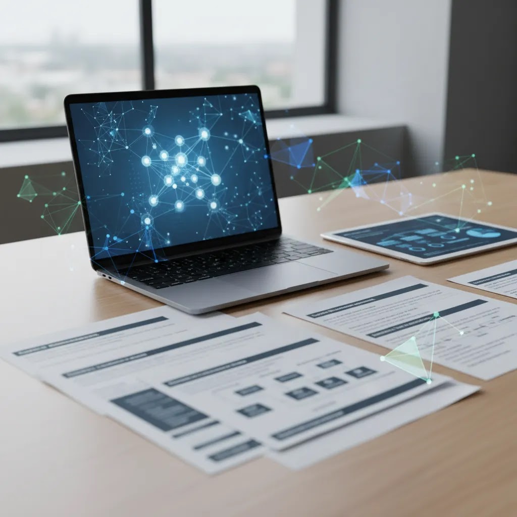 Third-party risk within the DORA ICT risk management framework showing supplier dependencies and control review process